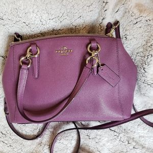 Purple Coach Bag